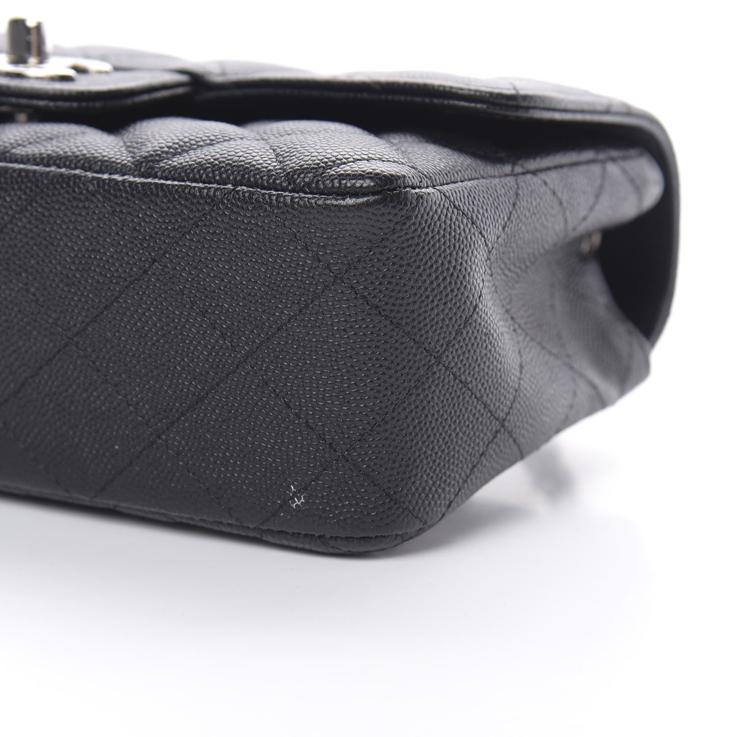 Chanel Caviar Quilted Mini Rectangular Flap Black 10 of 12