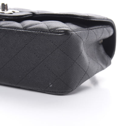 Chanel Caviar Quilted Mini Rectangular Flap Black 10 of 12