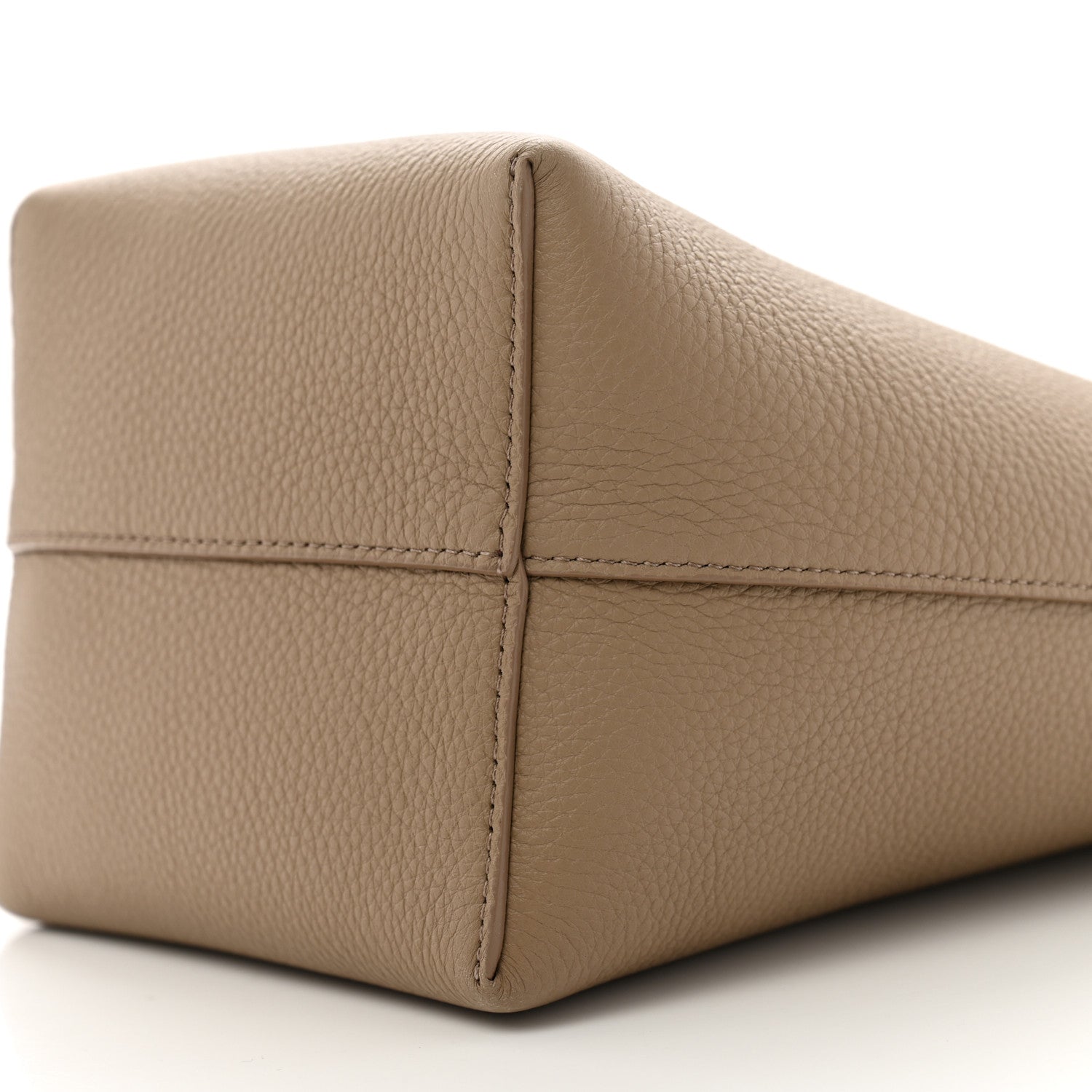 The Row Grained Calfskin Small N/S Park Tote Dark Taupe 9 of 10