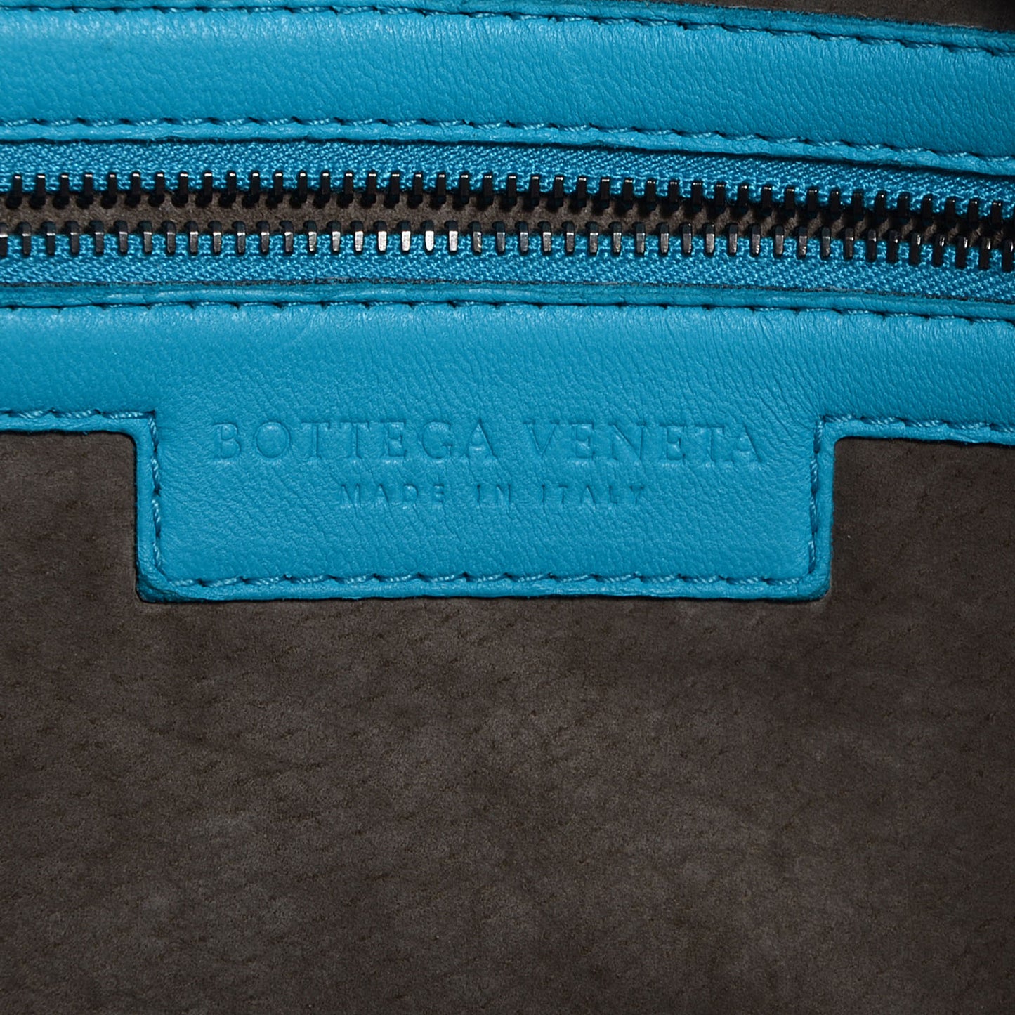 Nappa Intrecciato Large Veneta Hobo Turquoise