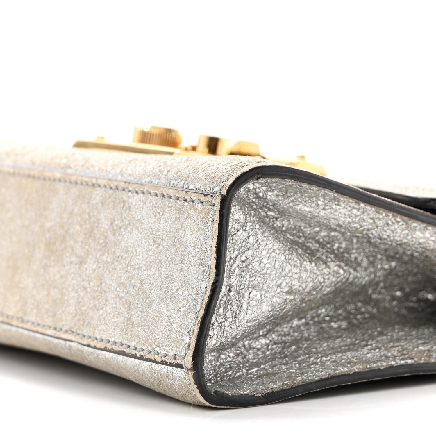 Gucci Galassia Small Padlock Shoulder Bag Platino 10 of 15
