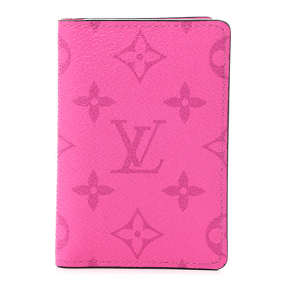 Louis Vuitton Taigarama Pocket Organizer NM Fuchsia 1 of 7