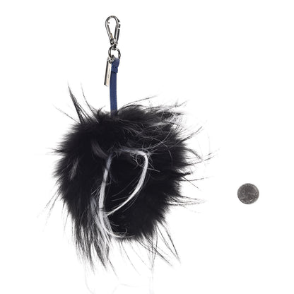 Fendi Fox Fur Vitello Monster Bag Bug Charm Ocean Multicolor 2 of 6