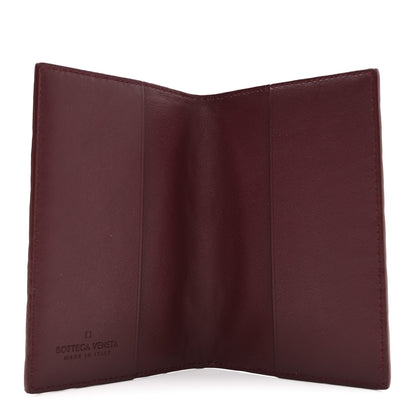 Bottega Veneta Nappa Intrecciato Passport Case Bordeaux 5 of 8
