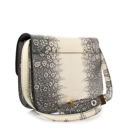 Celine Lizard Medium Classic Box Flap Bag Natural 3 of 14