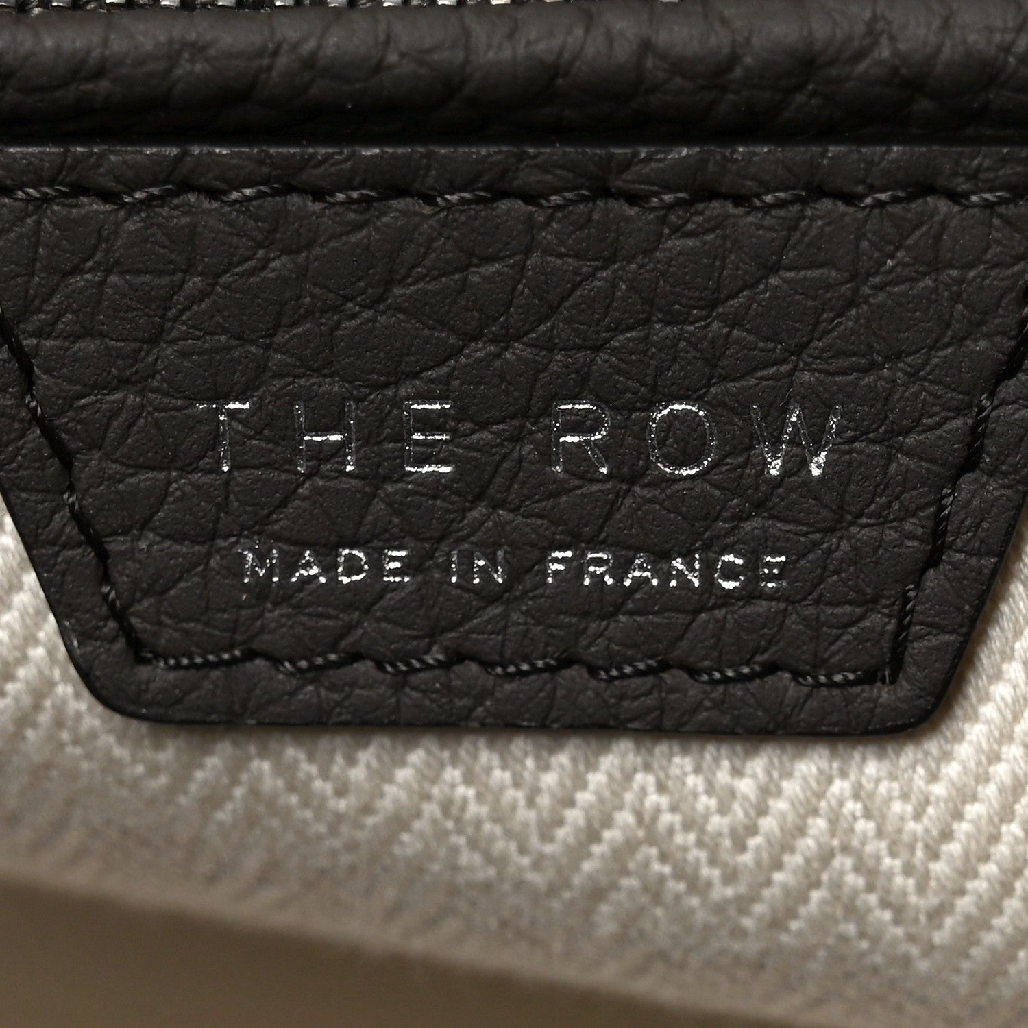 The Row Matte Grained Calfskin Marlo 14 Mid Grey 5 of 8