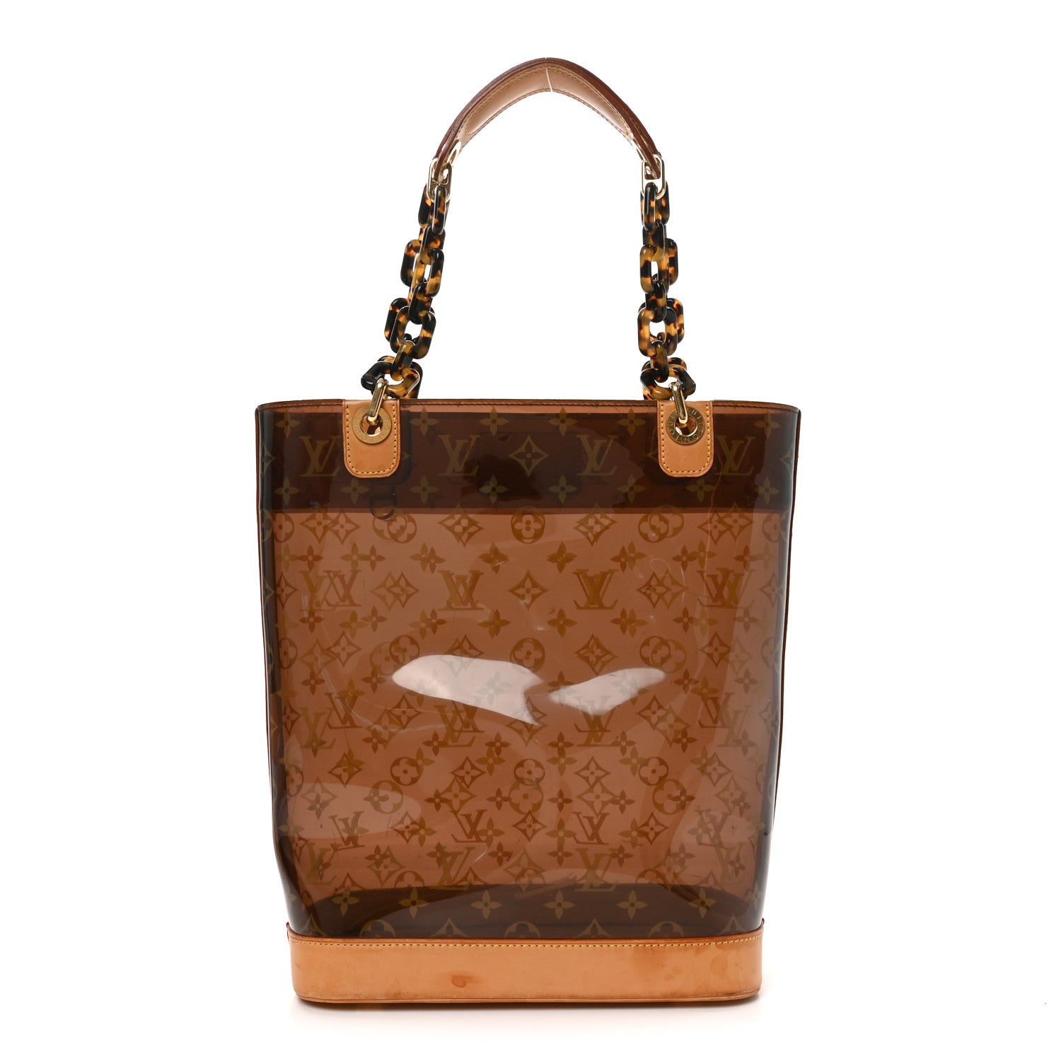 Louis Vuitton Vinyl Cabas Sac Ambre MM 1 of 8