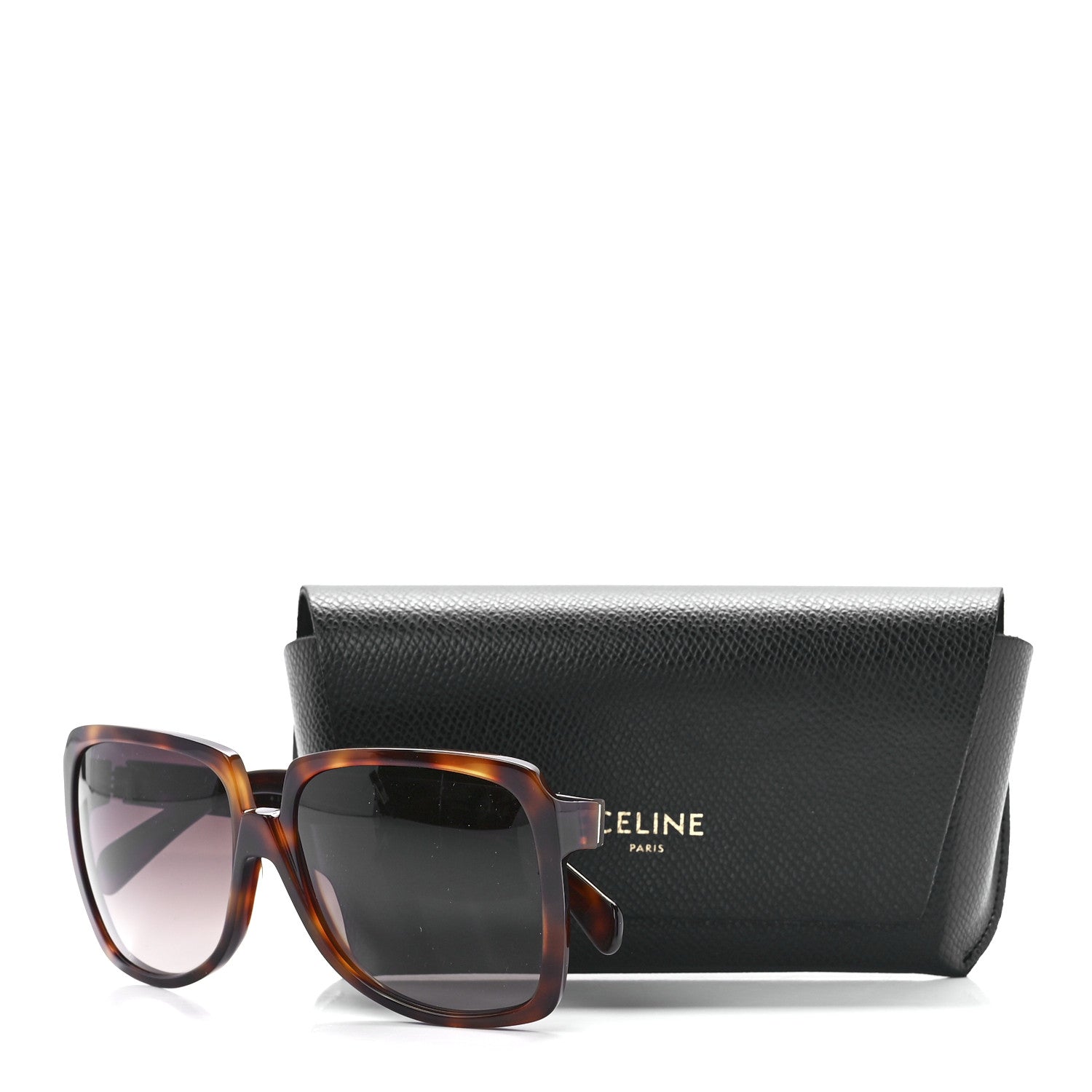 Celine Acetate Oversized Square Sunglasses CL401461 Tortoise 7 of 7