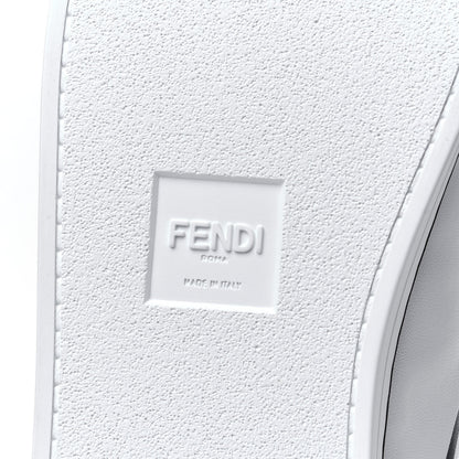 Fendi X JOSHUA VIDES Nappa Rockoclick Slip On Sneakers 38.5 Snow White Black 8 of 11