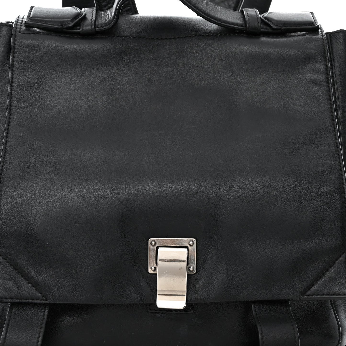 Calfskin PS Courier Backpack Black