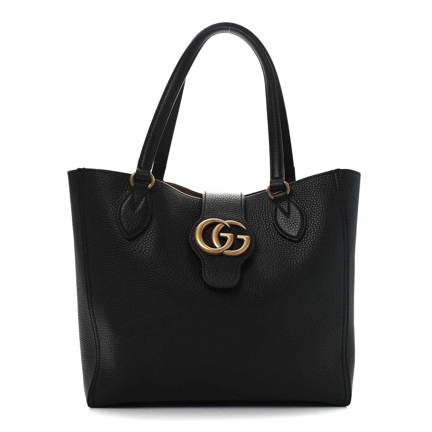 Gucci New Sakai Calfskin Lux Small Dahlia Tote Black 1 of 11