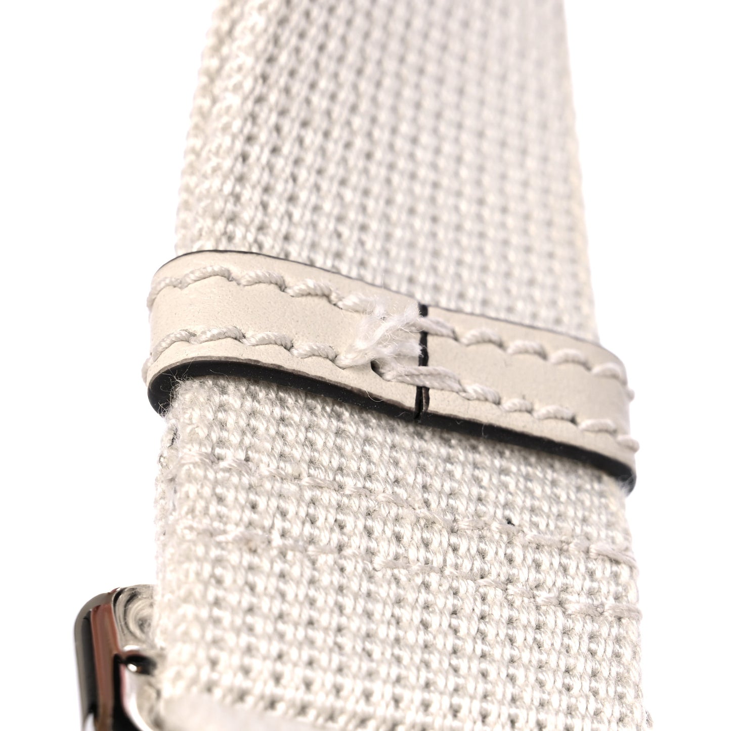 Calfskin GG Tennis Embossed Pocket Belt Bag Mystic White