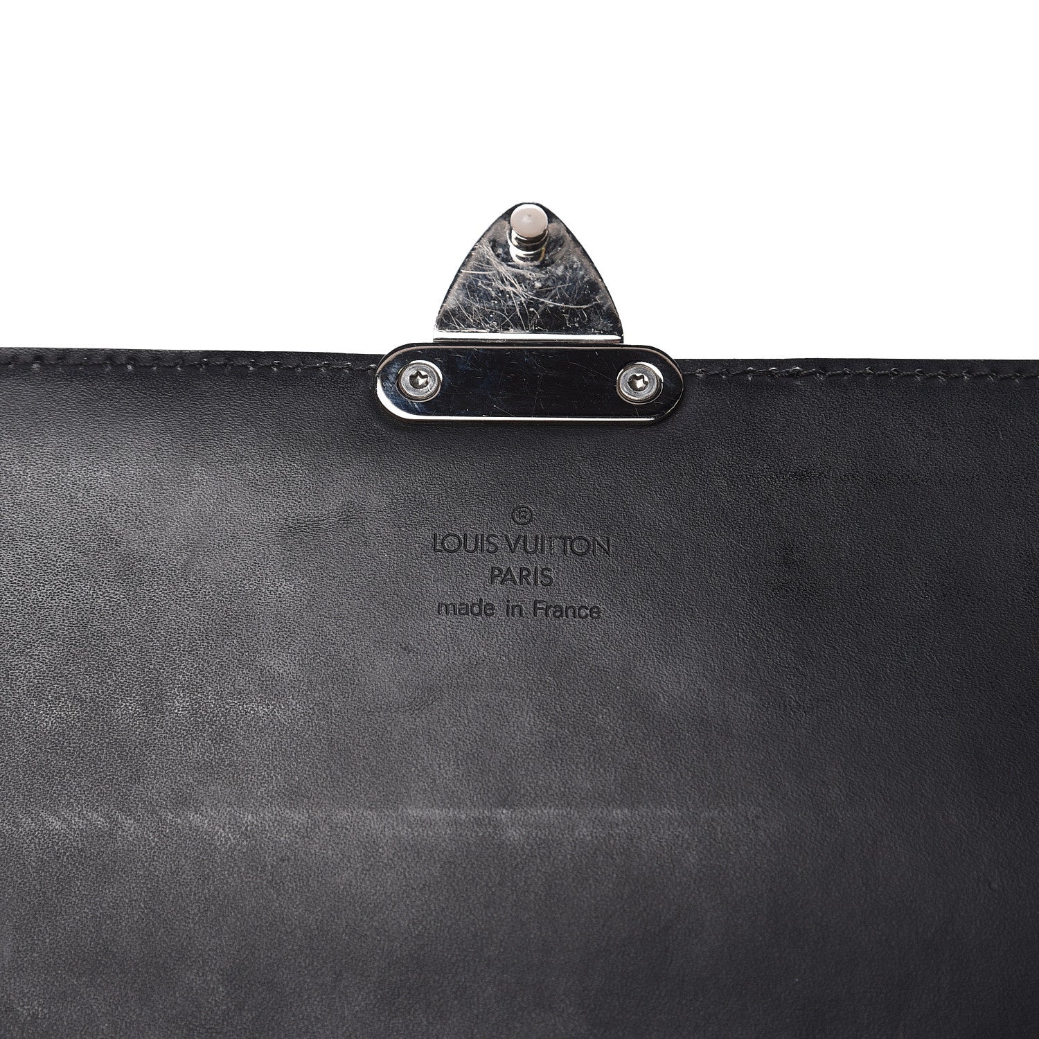 Louis Vuitton Monogram Glace Anouchka Pochette GM Black 6 of 19