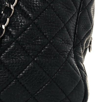 Chanel Calfskin Quilted XXL Travel Flap Bag Black 17 of 17
