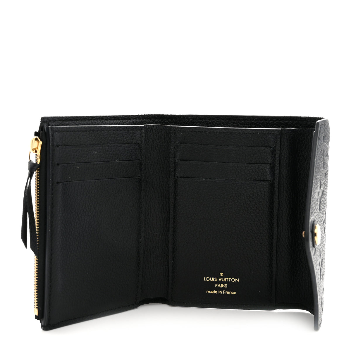 Louis Vuitton Empreinte Victorine Wallet Black 5 of 10