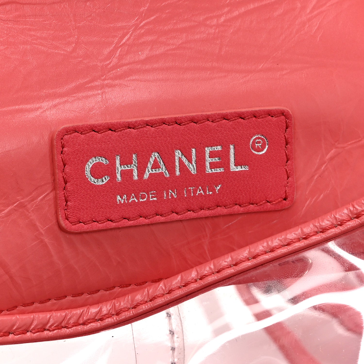 Chanel Crumpled Calfskin PVC Quilted Backpack Pink 7 of 11