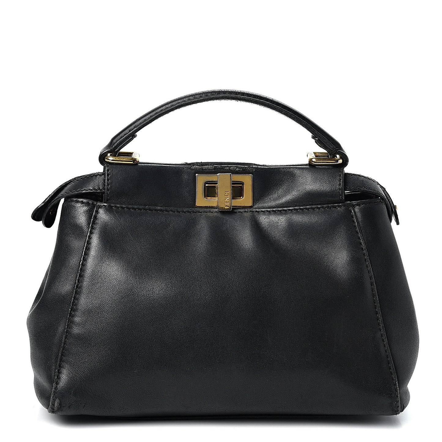 Nappa Mini Peekaboo Iconic Satchel Black