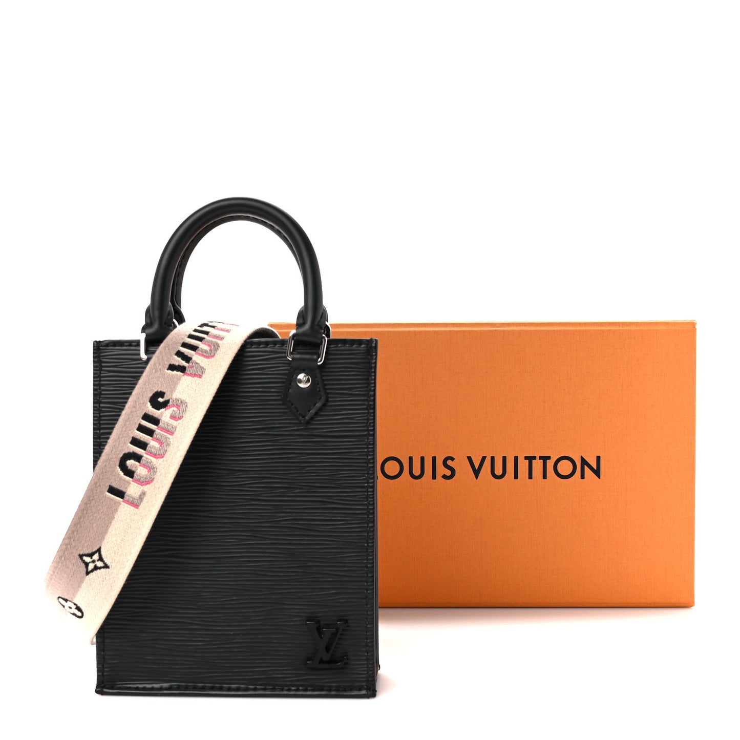 Epi Jacquard Petit Sac Plat Black