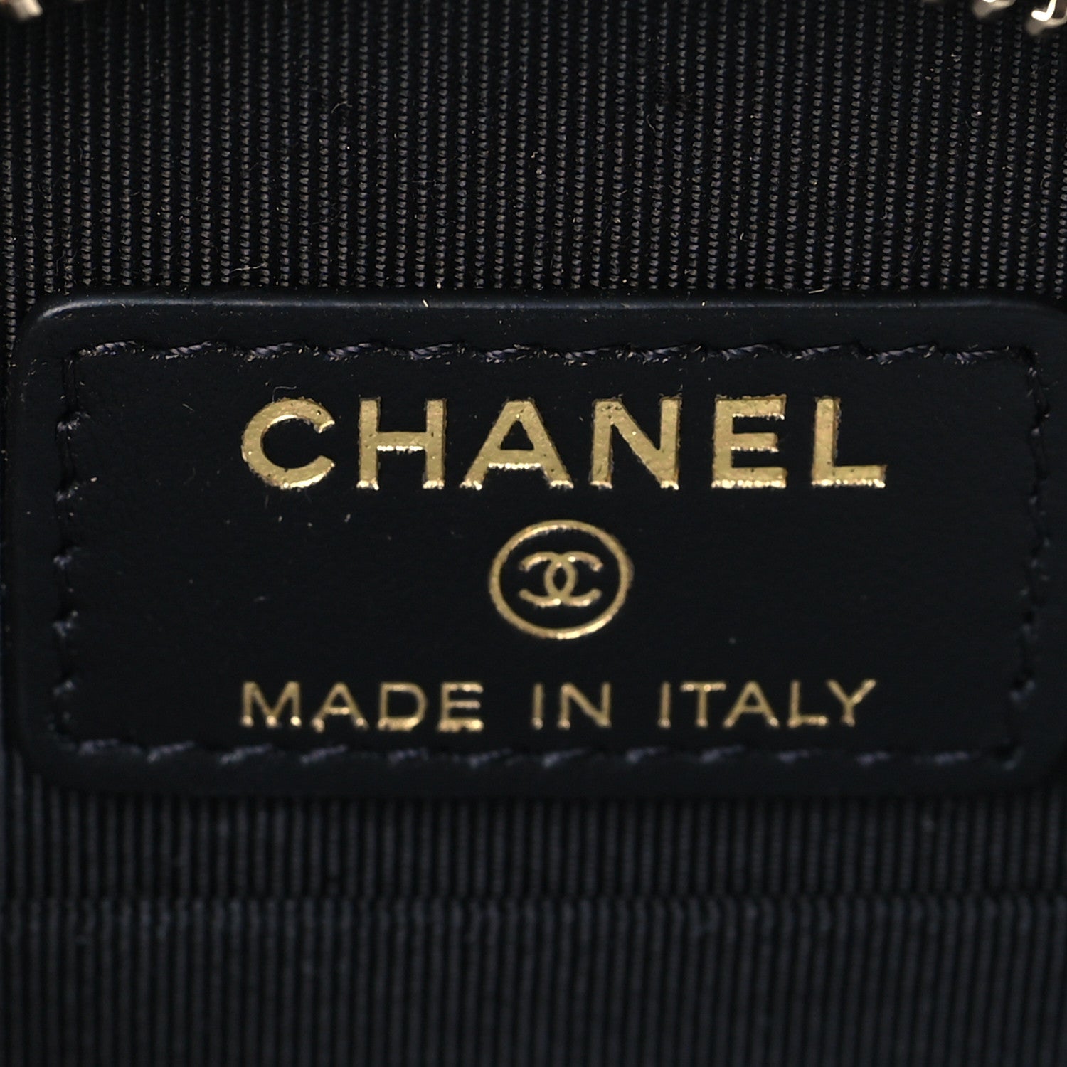 Chanel Caviar Quilted Round Handle With Care Vanity With Chain Black 8 of 13