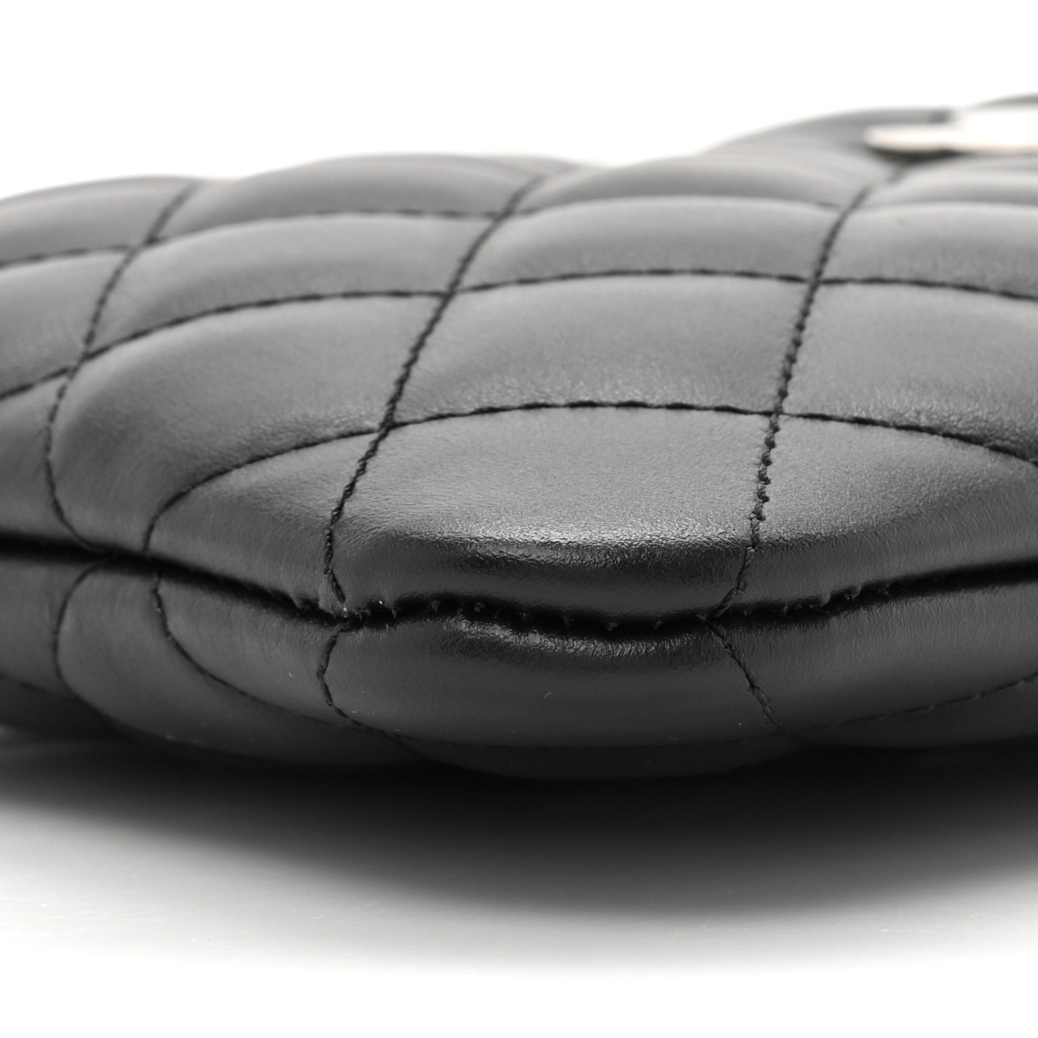 Chanel Lambskin Quilted Crossbody Bag Black 10 of 11