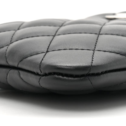 Chanel Lambskin Quilted Crossbody Bag Black 10 of 11