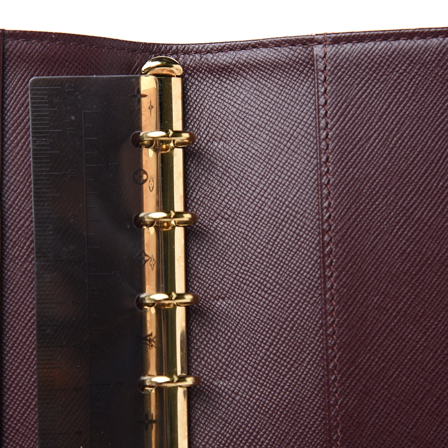 Mini Lin Small Ring Agenda Cover Cherry