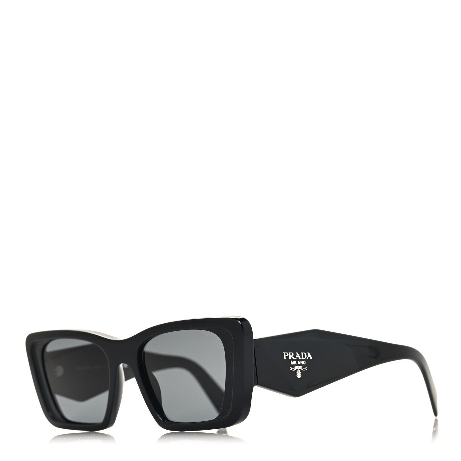 Prada Acetate Symbole Sunglasses SPR 08Y Black 1 of 7