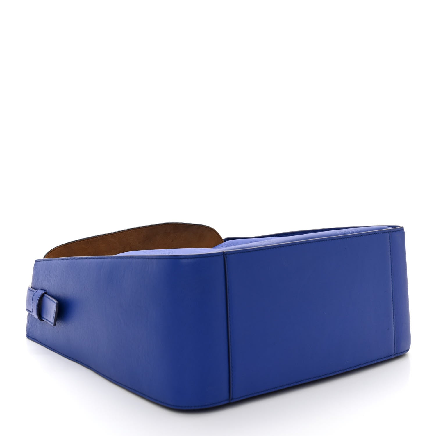 MCM Calfskin Ottomar Monogram Large Aren Flap Hobo Sodalite Blue 4 of 8