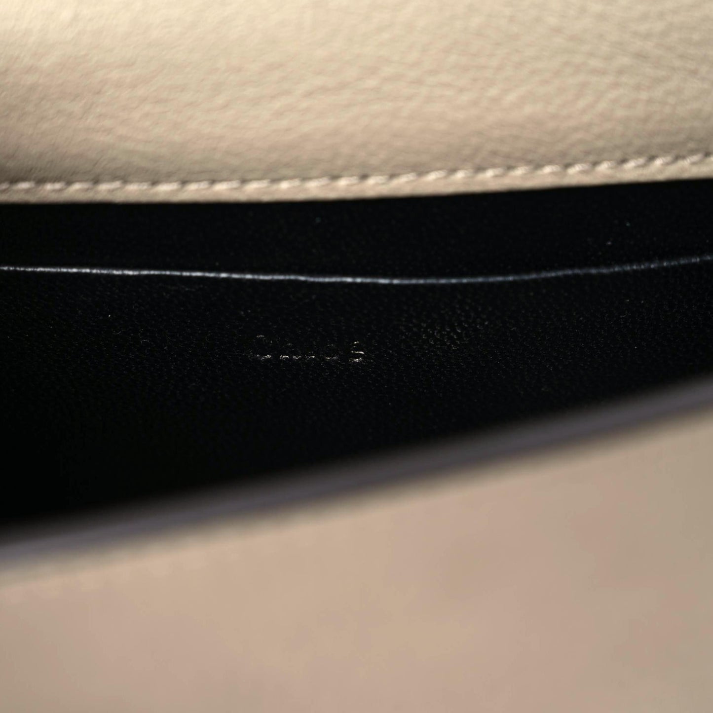Calfskin Small Nile Bracelet Minaudiere Bag Motty Grey