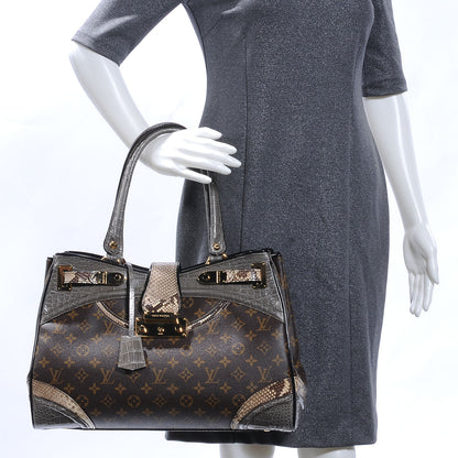 Louis Vuitton Monogram Python Alligator Monogramissime Exotic Shopper GM Gris 2 of 8