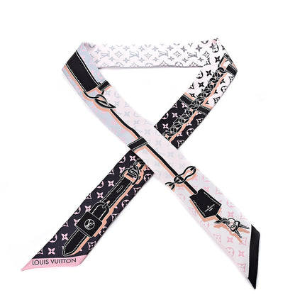 Louis Vuitton Silk Monogram Rising Confidential BB Bandeau Black Rose 1 of 5