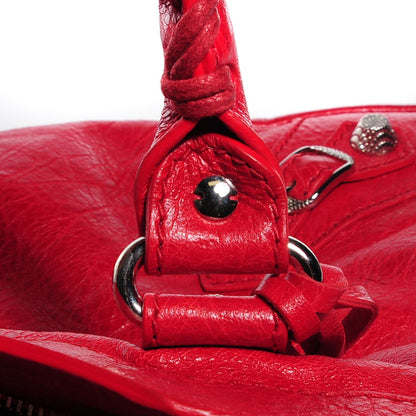 Balenciaga Agneau Giant 12 Silver Hardware Town Rouge Coquelicot 9 of 12