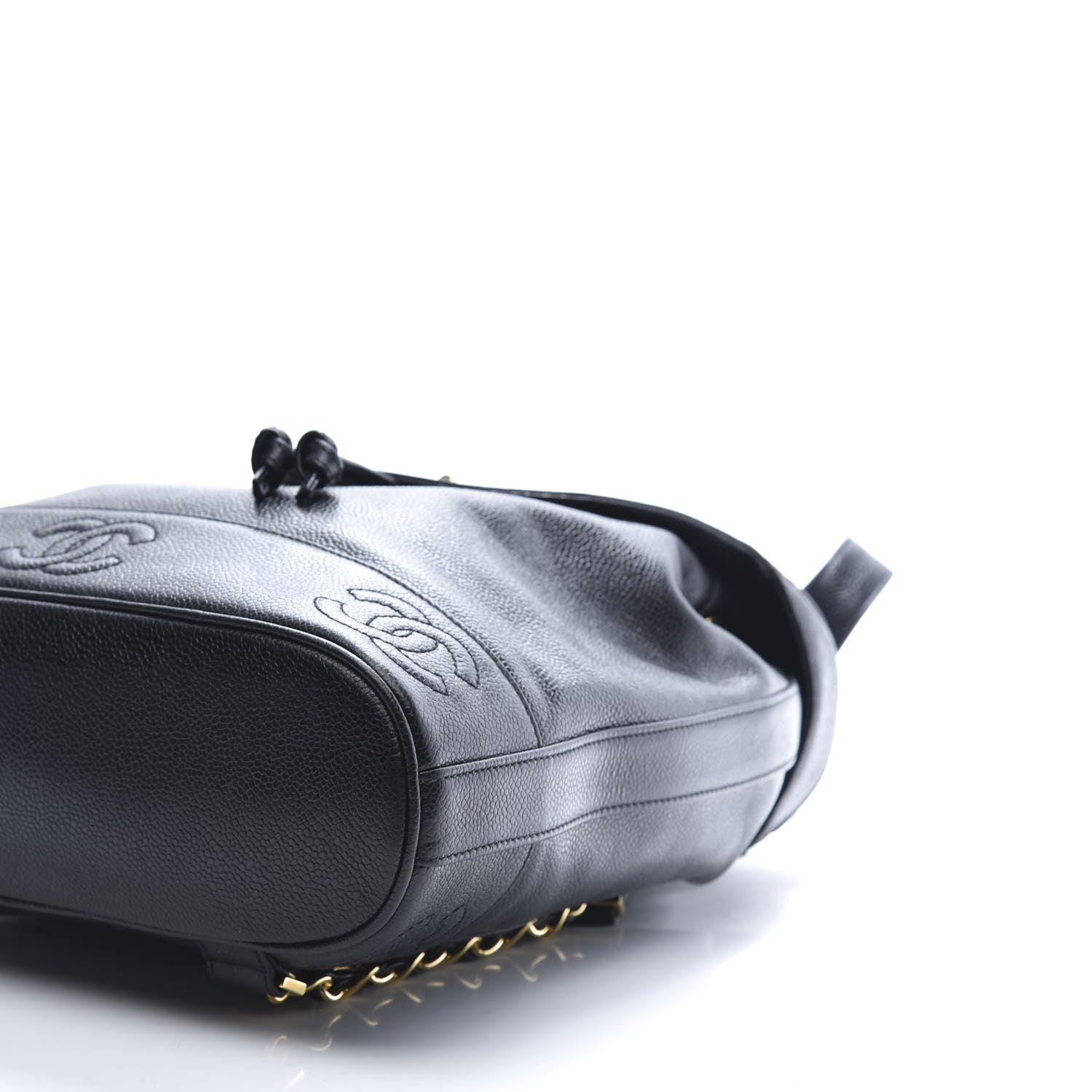 Chanel Caviar CC Backpack Black 9 of 12
