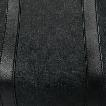 Gucci GG Supreme Monogram Medium Carry-On Duffle Bag Black Grey 8 of 12