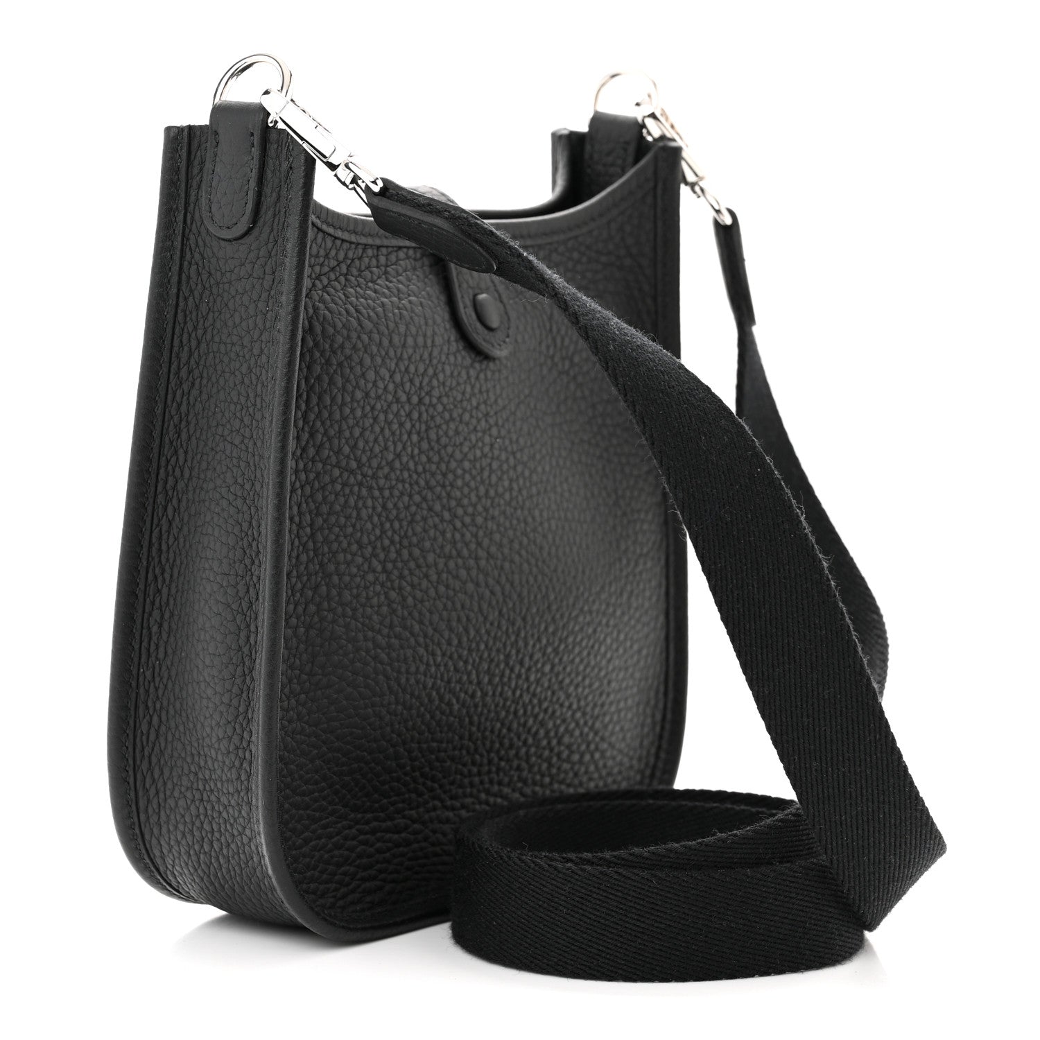 Hermes Taurillon Clemence Evelyne TPM Black 3 of 11