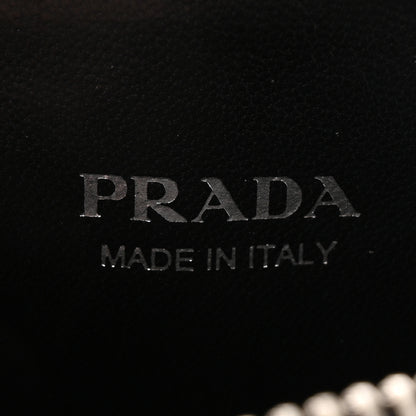 Prada Grace Lux Triangle Shoulder Bag Black 7 of 12