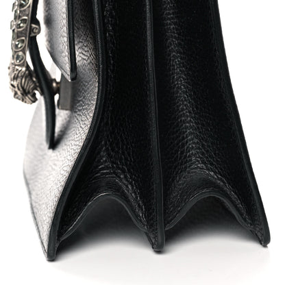 Gucci Dollar Calfskin Crystal Web Medium Dionysus Bamboo Top Handle Bag Black Black Diamond 12 of 14