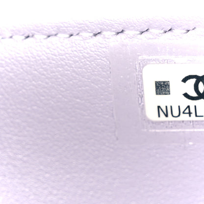 Chanel Shiny Caviar Mini Preppy Coco Shoulder Bag Purple 7 of 11