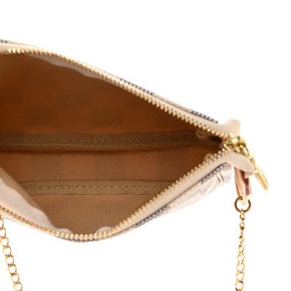 Louis Vuitton Damier Azur Mini Pochette Accessories 5 of 7