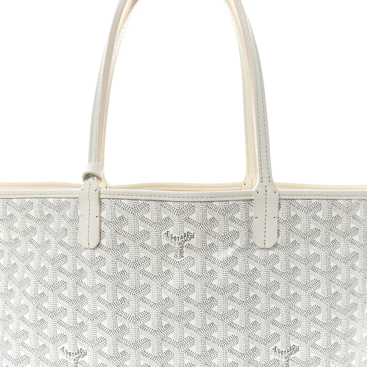 Goyard Goyardine Saint Louis PM White 9 of 11