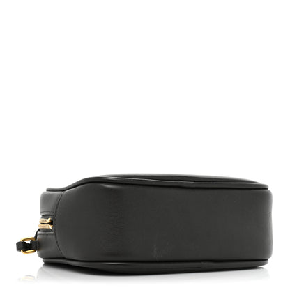 Saint Laurent Grained Lambskin Monogram Lou Camera Bag Dark Grey 4 of 12