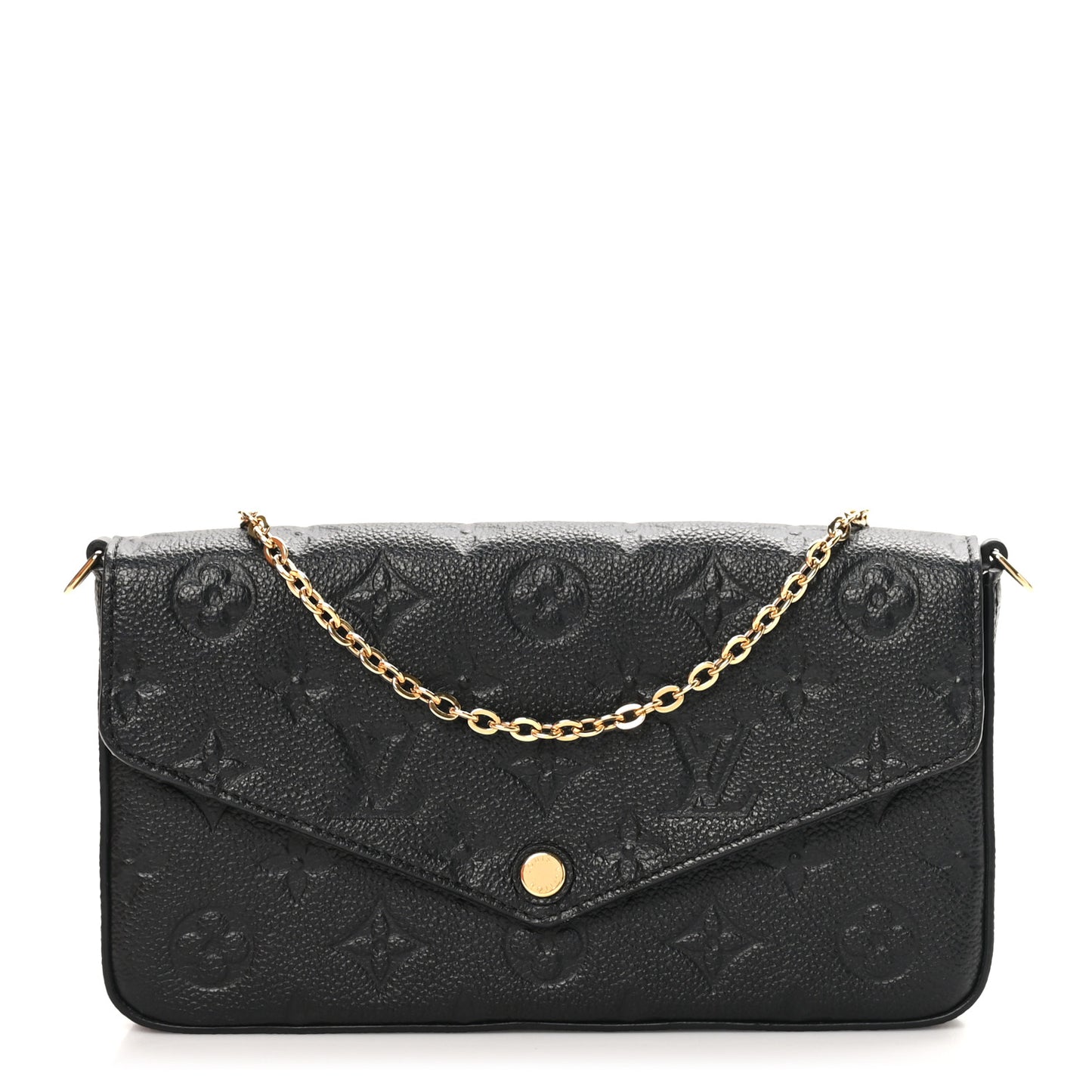 Empreinte Pochette Felicie Chain Wallet Black