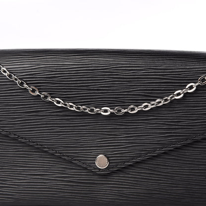 Louis Vuitton Epi Pochette Felicie Black 13 of 13