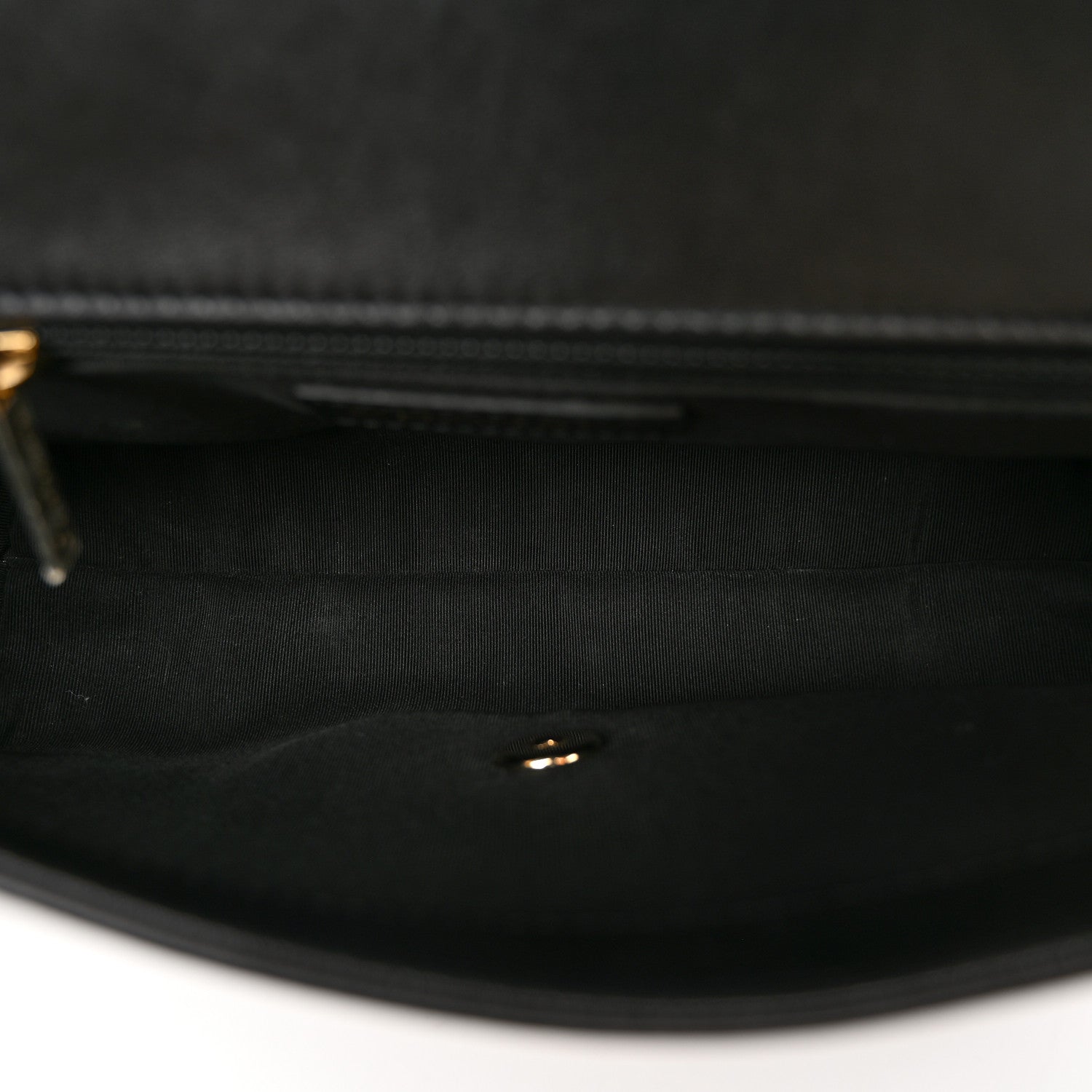 Chanel Calfskin Stitched CC Case Flap Bag Black 5 of 11