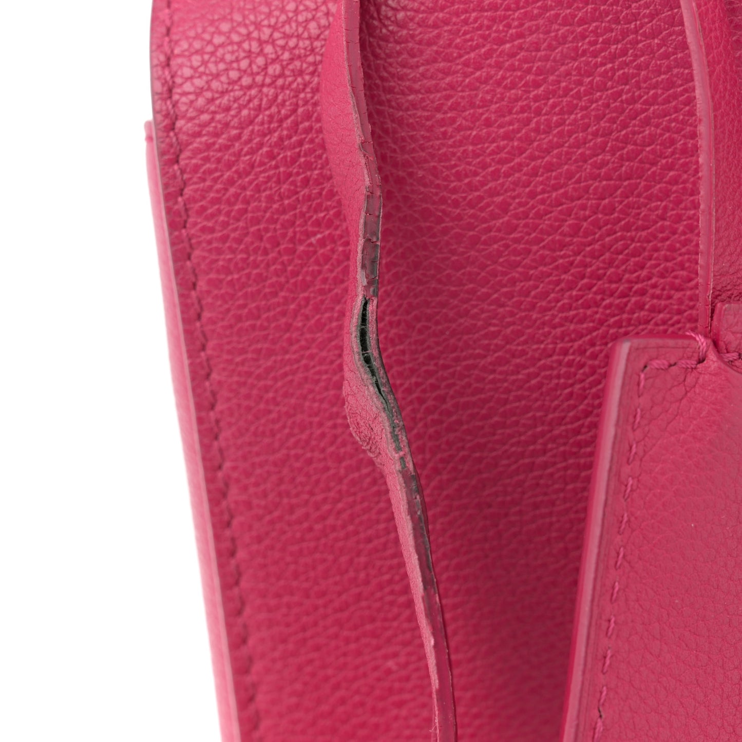 Soft Calfskin Lockme II Top Handle Dahlia