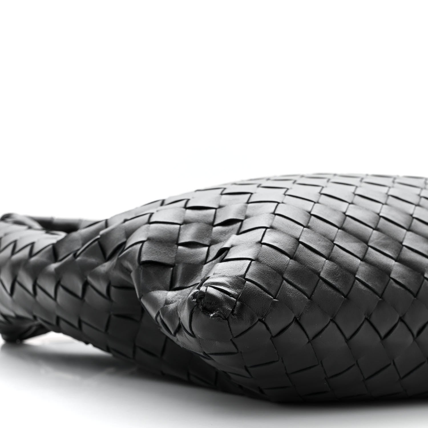 Bottega Veneta Calfskin Intrecciato Small Hop Black 9 of 10