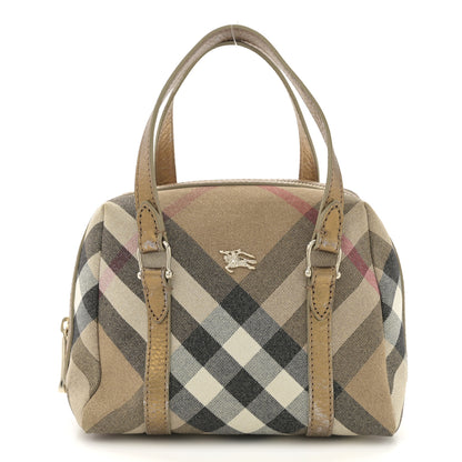 Burberry Shimmer Check Mini Boston Bag Gold 1 of 11