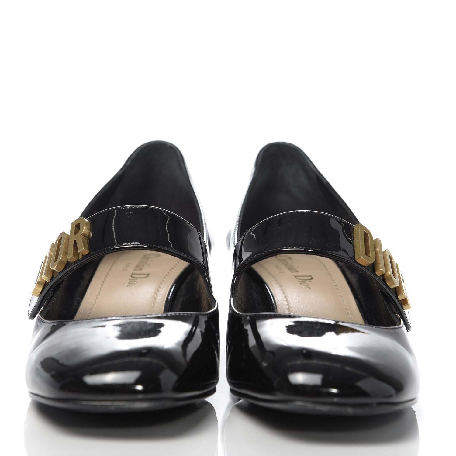 Christian Dior Patent Baby-D Ballet Pumps 39 Black 2 of 9