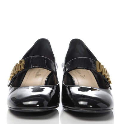 Christian Dior Patent Baby-D Ballet Pumps 39 Black 2 of 9