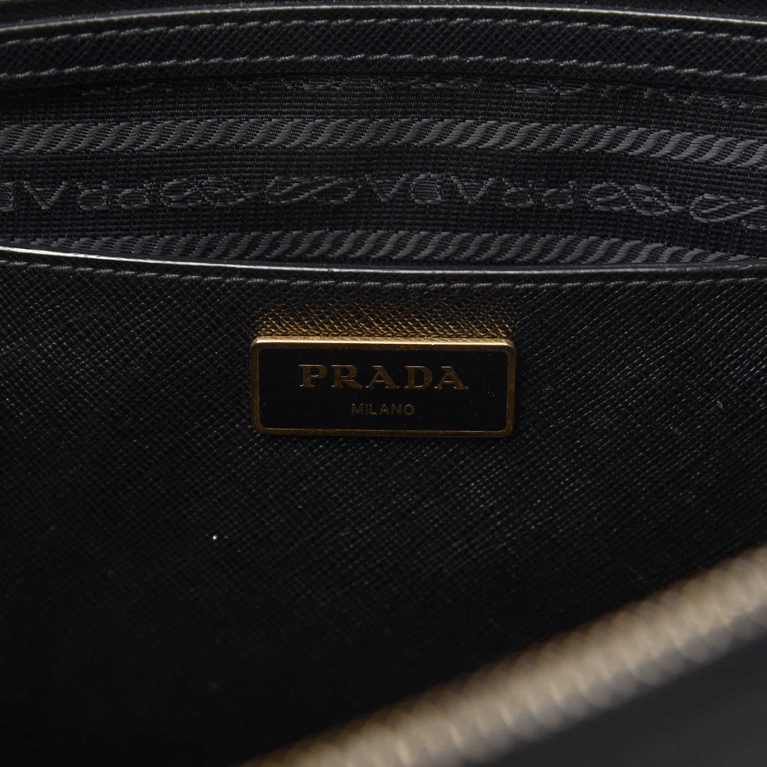 Prada Saffiano Medium Galleria Double Zip Tote Black 8 of 10